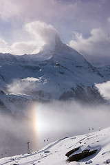 Image showing mountain matterhorn zermatt switzerland