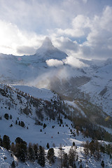 Image showing mountain matterhorn zermatt switzerland