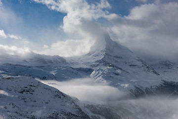 Image showing mountain matterhorn zermatt switzerland