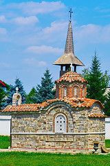 Image showing Small Chapel in front of Monastery 