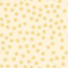 Image showing Sun seamless pattern
