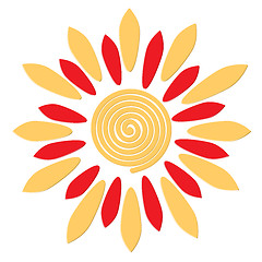 Image showing Sun - russian symbol holiday spring Shrovetide