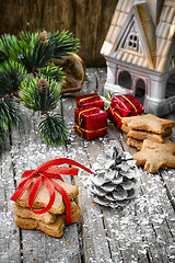 Image showing Christmas cookies homemade