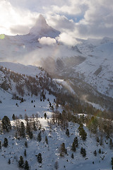 Image showing mountain matterhorn zermatt switzerland