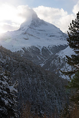 Image showing mountain matterhorn zermatt switzerland