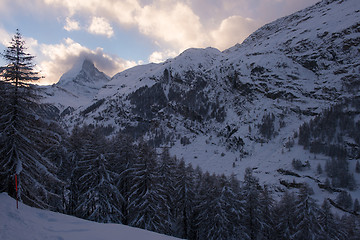 Image showing mountain matterhorn zermatt switzerland