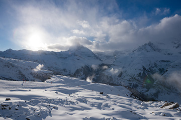 Image showing mountain matterhorn zermatt switzerland