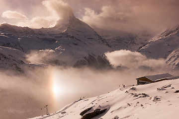 Image showing mountain matterhorn zermatt switzerland