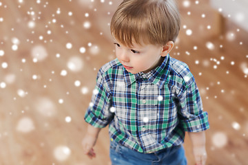 Image showing happy little baby boy at home