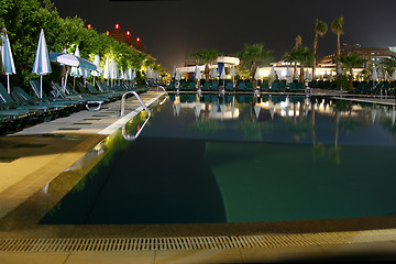 Image showing Pool in the night