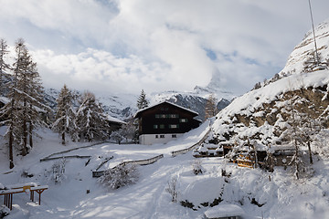 Image showing mountain matterhorn zermatt switzerland