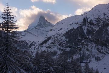 Image showing mountain matterhorn zermatt switzerland