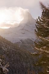 Image showing mountain matterhorn zermatt switzerland