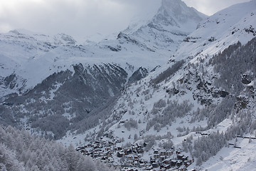 Image showing mountain matterhorn zermatt switzerland