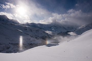 Image showing mountain matterhorn zermatt switzerland