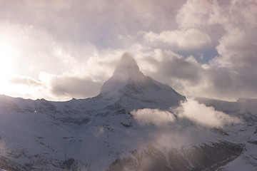 Image showing mountain matterhorn zermatt switzerland