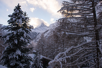 Image showing mountain matterhorn zermatt switzerland