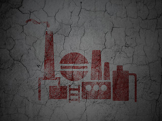 Image showing Business concept: Oil And Gas Indusry on grunge wall background