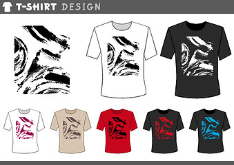 Image showing t shirt abstract design