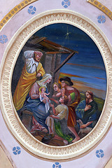Image showing Nativity Scene, Adoration of the  Shepherds