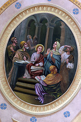 Image showing The Twelve Year Old Jesus in the Temple