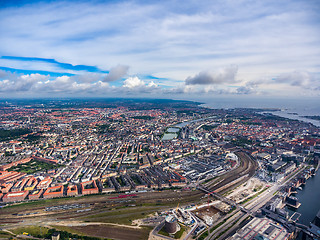 Image showing City aerial view over Copenhagen