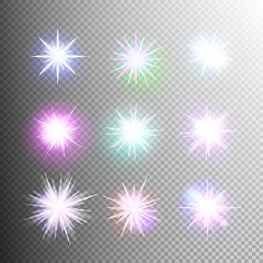 Image showing Light effect stars bursts. EPS 10