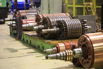 Image showing The electric motor rotor of stock.
