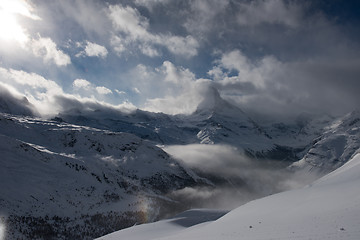 Image showing mountain matterhorn zermatt switzerland