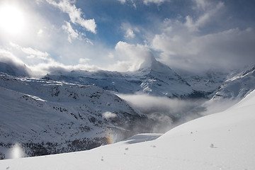 Image showing mountain matterhorn zermatt switzerland