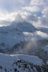 Image showing mountain matterhorn zermatt switzerland