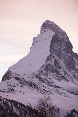 Image showing mountain matterhorn zermatt switzerland