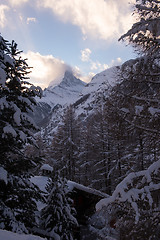 Image showing mountain matterhorn zermatt switzerland