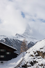 Image showing mountain matterhorn zermatt switzerland