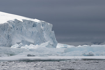 Image showing Antarctica view form the ship