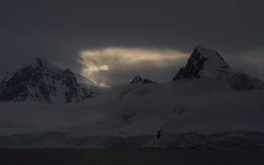 Image showing Antarctica view form the ship