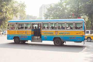 Image showing Kolkata (Calcutta) city bus