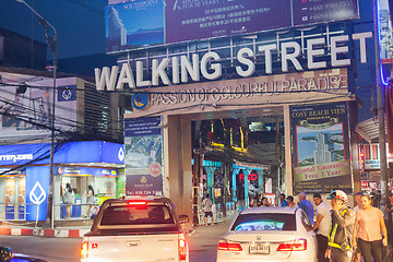 Image showing Pattaya Walking Street