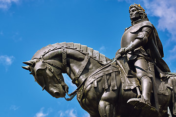 Image showing King Matthias Corvin Statue