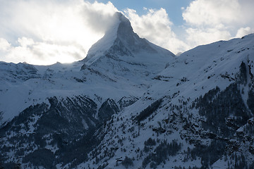 Image showing mountain matterhorn zermatt switzerland