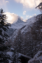 Image showing mountain matterhorn zermatt switzerland