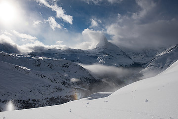 Image showing mountain matterhorn zermatt switzerland