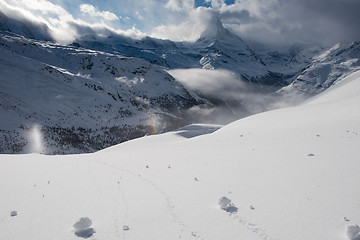 Image showing mountain matterhorn zermatt switzerland