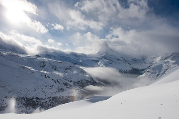 Image showing mountain matterhorn zermatt switzerland