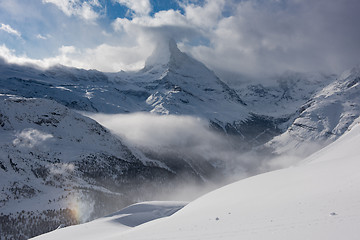 Image showing mountain matterhorn zermatt switzerland