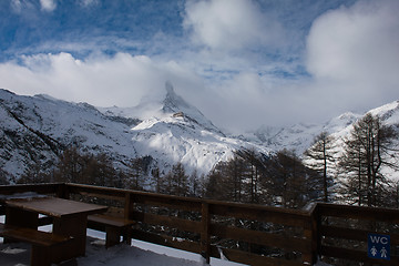 Image showing mountain matterhorn zermatt switzerland