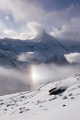 Image showing mountain matterhorn zermatt switzerland