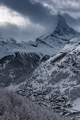 Image showing mountain matterhorn zermatt switzerland