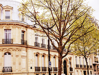 Image showing houses on french streets of Paris. citylife concept