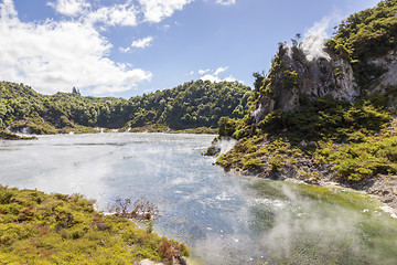 Image showing volcanic lake at waimangu